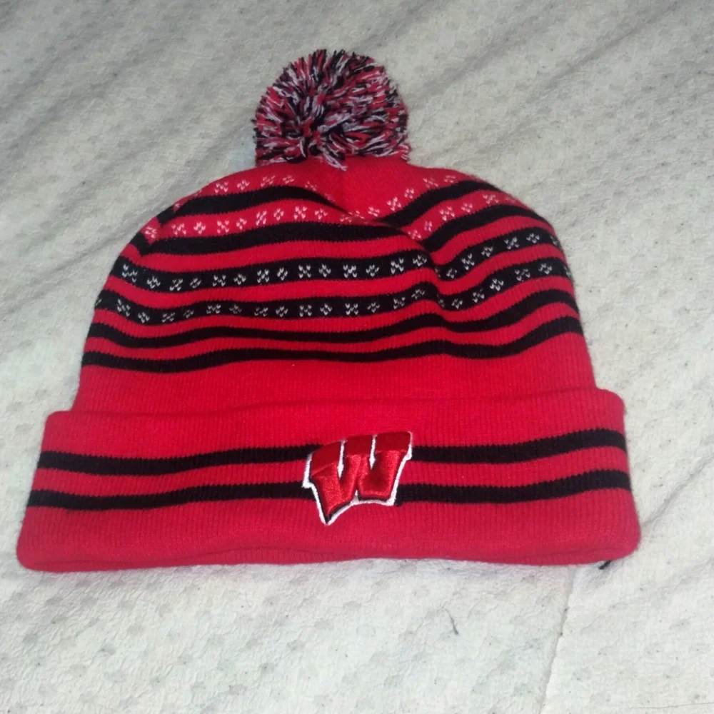 Wisconsin Badgers knit winter hat
